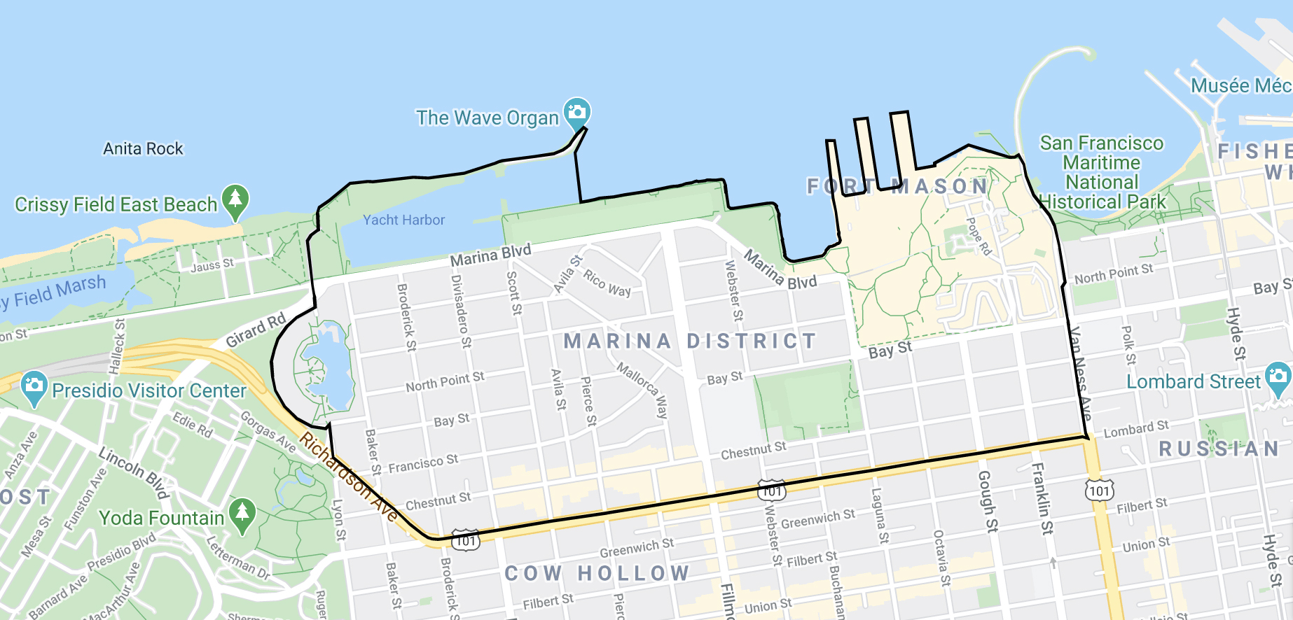 Marina Map 